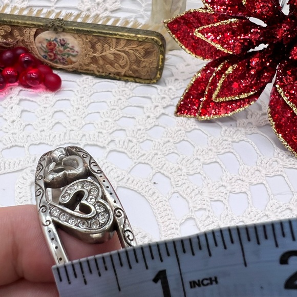 Brighton Heart Rhinestone Bangle Bracelet - Picture 7 of 7